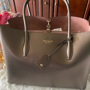 Kate Spade bronze tote